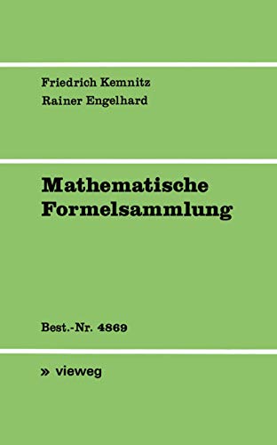 9783528048693: Mathematische Formelsammlung (German Edition)
