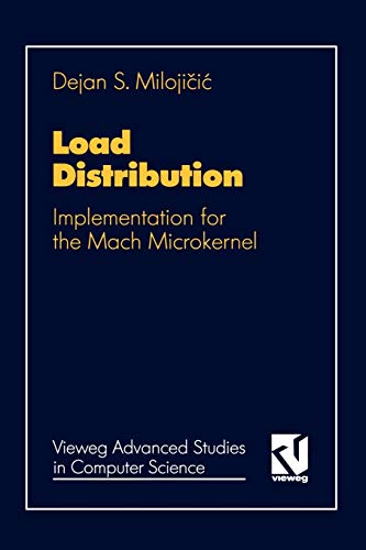 Imagen de archivo de Load Distribution : Implementation for the Mach Microkernel a la venta por Chiron Media