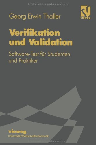 9783528054427: Verifikation Und Validation (Lehrbuch Informatik)