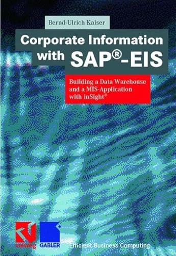 Beispielbild fr Corporate Information with SAP-EIS zum Verkauf von Books Puddle