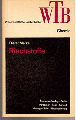 9783528060909: Riechstoffe. ( = Wissenschaftliche Taschenbcher, 90) .