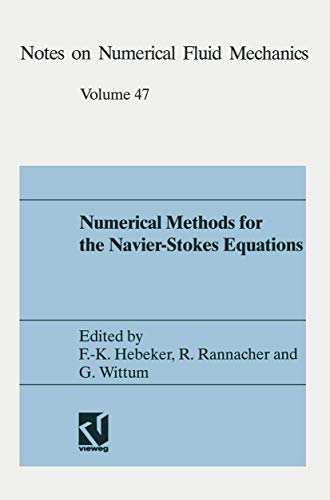 9783528076474: Numerical methods for the Navier-Stokes equations: Proceedings of the International Workshop Held at Heidelberg, October 25-28, 1993 (Notes on . . . ... Fluid Mechanics and Multidisciplinary Design)