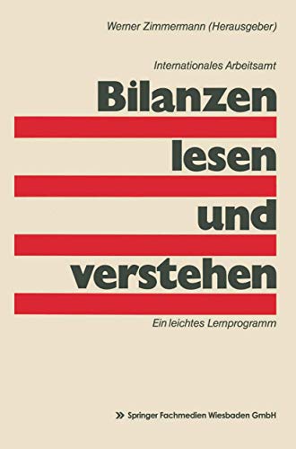 9783528083281: Bilanzen Lesen Und Verstehen: Ein Leichtes Lernprogramm