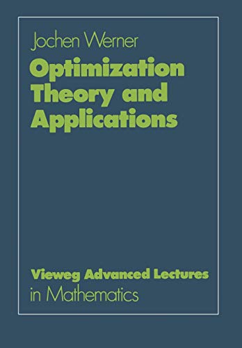 Beispielbild fr Optimization Theory and Applications zum Verkauf von Revaluation Books