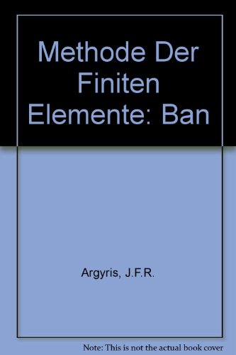 9783528089214: Methode Der Finiten Elemente: Ban