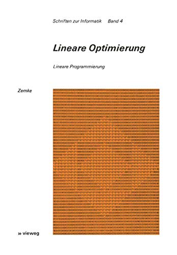 Stock image for Lineare Optimierung : Lineare Programmierung for sale by Chiron Media