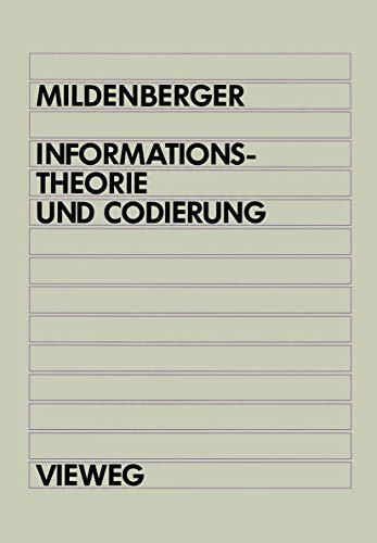 Beispielbild fr Informationstheorie und Codierung zum Verkauf von medimops