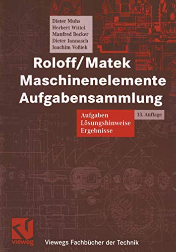 Stock image for Maschinenelemente. Aufgabensammlung for sale by medimops