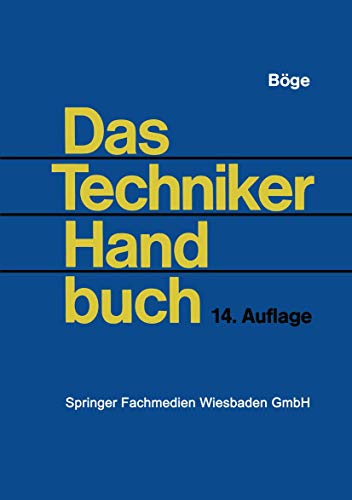 Das Techniker Handbuch - Kemnitz, Friedrich, Böge, Gert