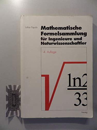 Stock image for Mathematische Formelsammlung fr Ingenieure und Naturwissenschaftler for sale by medimops
