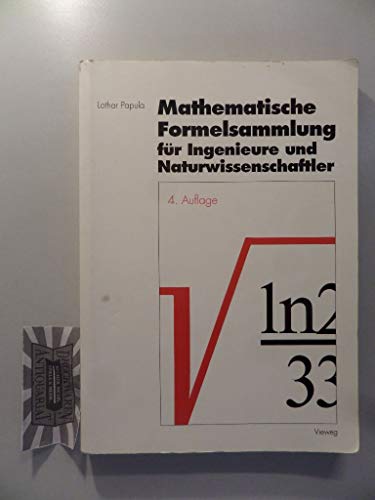 9783528344429: Mathematische Formelsammlung fr Ingenieure und Naturwissenschaftler