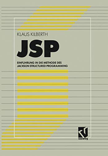 9783528345761: JSP: Einfhrung in die Methode des Jackson Structured Programming