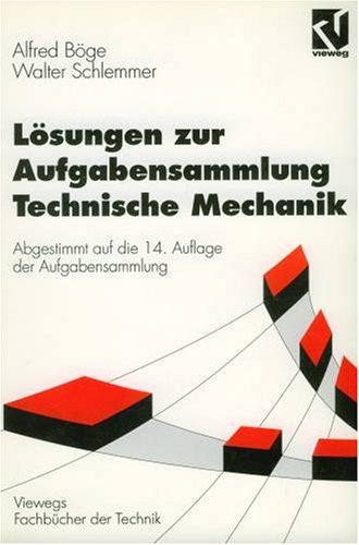 9783528540296: Lsungen zur Aufgabensammlung Mechnik und Festigkeitslehre: Abgestimmt auf die 11. Auflage der Aufgabensammlung