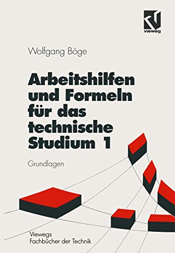 Beispielbild fr Arbeitshilfen und Formeln fr das technische Studium 1 zum Verkauf von medimops