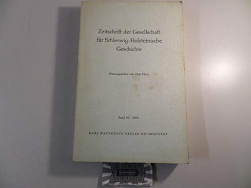 Band 121. - - Zeitschrift der Gesellschaft für Schleswig-Holsteinische Geschichte