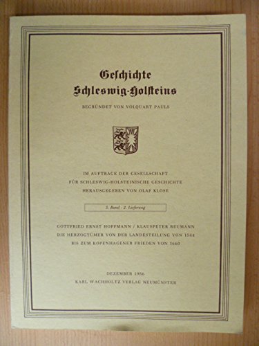 Geschichte Schleswig-Holsteins / Die Herzogtümer von der Landesteilung 1544 bis zur Wiedervereinigung Schleswigs 1721