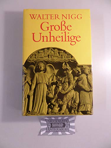 Beispielbild fr Groe Unheilige. zum Verkauf von Antiquariat Bookfarm