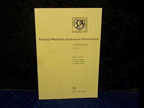 Beispielbild fr Die Inzestverbote des Dritten Konzils von Orlans (538). Ein Beitrag zur Geschichte des frnkischen Eherechts. zum Verkauf von Antiquariat Alte Seiten - Jochen Mitter