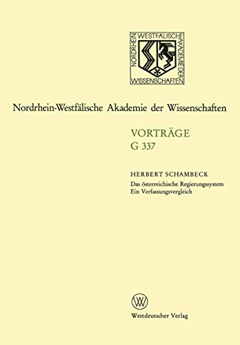 Stock image for Das sterreichische Regierungssystem. Ein Verfassungsvergleich for sale by medimops