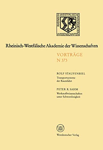 Beispielbild fr Transportsysteme der Raumfahrt. zum Verkauf von Antiquariat Bookfarm