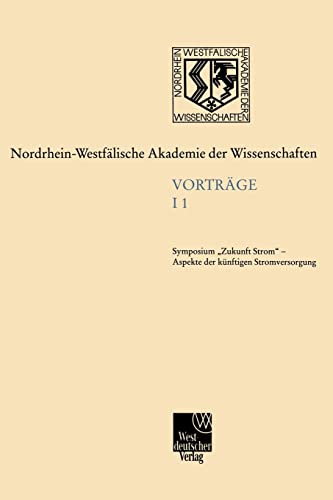9783531085012: Ingenieur- und Wirtschaftswissenschaften: Vortrge  I 1 (German Edition)