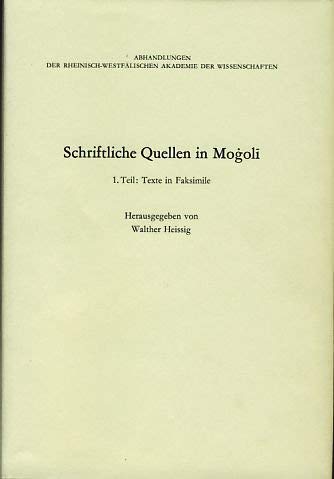 Schriftliche Quellen in Mogoli.