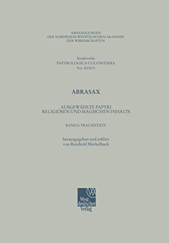 9783531099491: Traumtexte (Abhandlungen der Nordrhein-Westflischen Akademie der Wissenschaften)