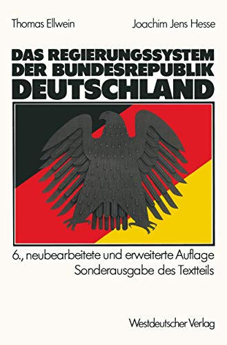 Beispielbild fr Das Regierungssystem der Bundesrepublik Deutschland. Sonderausgabe des Textteils zum Verkauf von Bernhard Kiewel Rare Books