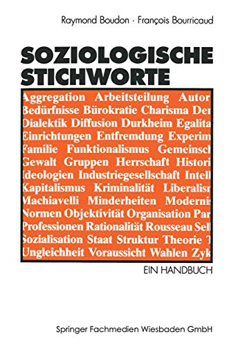 9783531116754: Soziologische Stichworte: Ein Handbuch (German Edition)