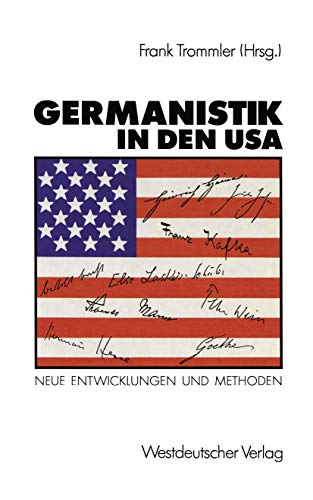 9783531120119: Germanistik in Den USA: Neue Entwicklungen Und Methoden