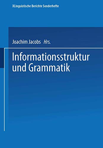 Stock image for Informationsstruktur und Grammatik for sale by Chiron Media