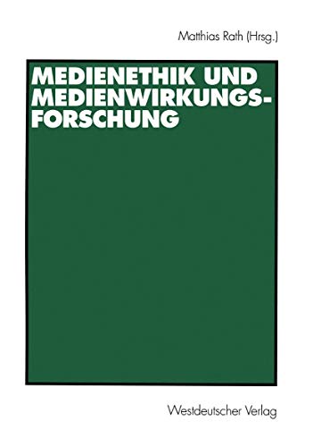 Beispielbild fr Medienethik und Medienwirkungsforschung zum Verkauf von medimops