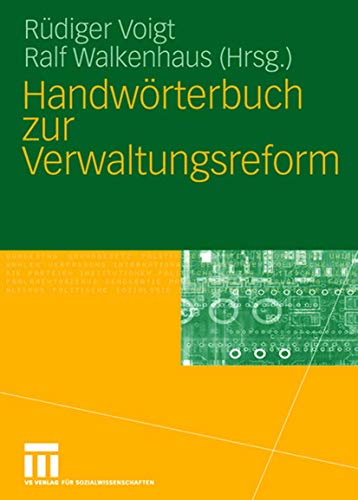 9783531137568: Handwrterbuch zur Verwaltungsreform