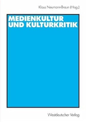 Beispielbild fr Medienkultur und Kulturkritik zum Verkauf von medimops