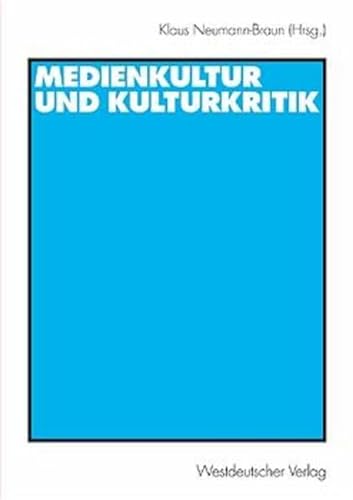 Stock image for Medienkultur und Kulturkritik for sale by medimops