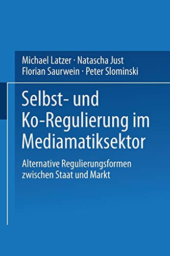 Stock image for Selbst- und Ko-Regulierung im Mediamatiksektor for sale by Chiron Media