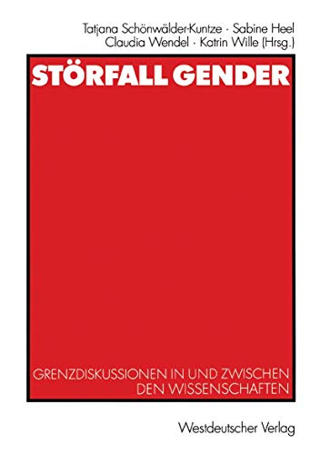 Stock image for Strfall Gender: Grenzdiskussionen in und zwischen den Wissenschaften for sale by medimops