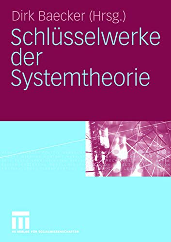 Beispielbild fr Schlsselwerke der Systemtheorie zum Verkauf von medimops