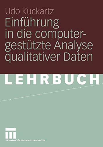Beispielbild fr Einfhrung in die computergesttzte Analyse qualitativer Daten zum Verkauf von Buchpark