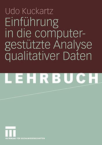 Beispielbild fr Einfhrung in die computergesttzte Analyse qualitativer Daten zum Verkauf von medimops