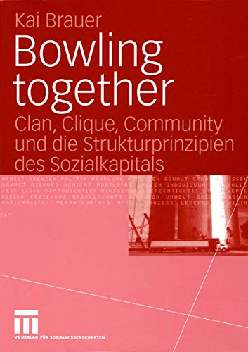 Imagen de archivo de Bowling together a la venta por Chiron Media