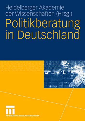 Beispielbild fr Politikberatung in Deutschland zum Verkauf von PBShop.store US