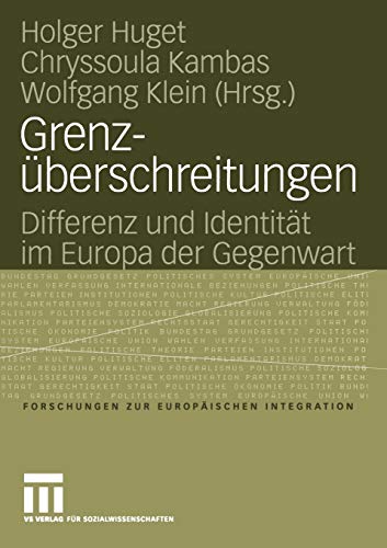 Stock image for Grenzuberschreitungen: Differenz Und Identitat Im Europa Der Gegenwart for sale by Chiron Media