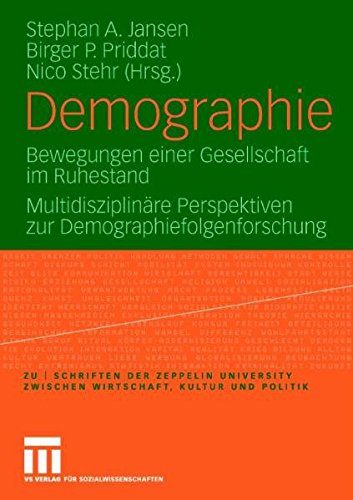 Imagen de archivo de Demographie (Bewegungen einer Gesellschaft im Ruhestand) a la venta por medimops