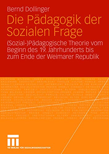 Stock image for Die Pdagogik der Sozialen Frage for sale by Blackwell's