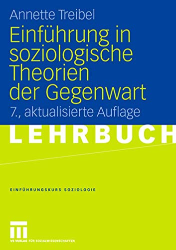 Stock image for Einfuhrung in soziologische Theorien der Gegenwart for sale by Chiron Media