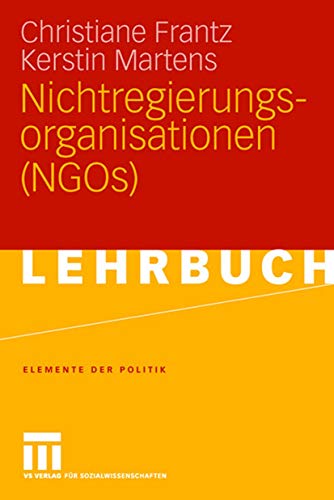 Imagen de archivo de Nichtregierungsorganisationen (NGOs). a la venta por Antiquariat & Verlag Jenior