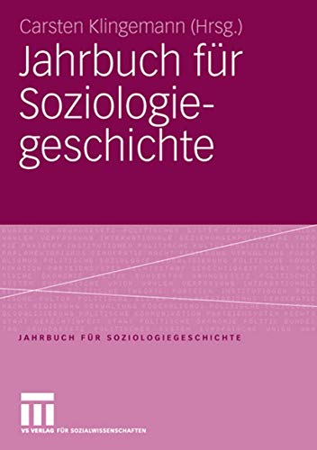 Stock image for Jahrbuch fr Soziologiegeschichte for sale by medimops