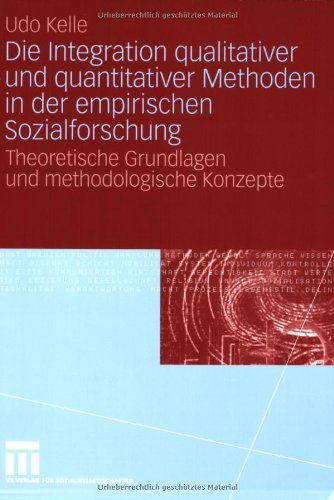 Beispielbild fr Die Integration qualitativer und quantitativer Methoden in der empirischen Sozialforschung. Theoretische Grundlagen und methodologische Konzepte zum Verkauf von medimops