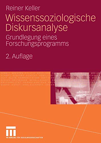 Wissenssoziologische Diskursanalyse (9783531155722) by Reiner Keller